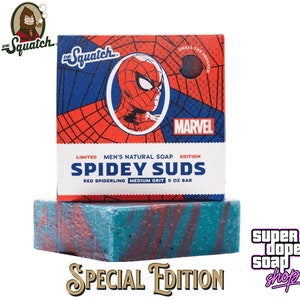 Marvel Spider-Man Soap Bar Tray Red Collectible