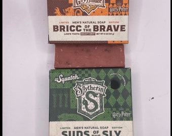 New! Dr. Squatch "Bricc Of The Dead AND Suds Of The Sly!" Quarter Sized Bar Set! With Dr Squatch Sticker and Burlap Bag!