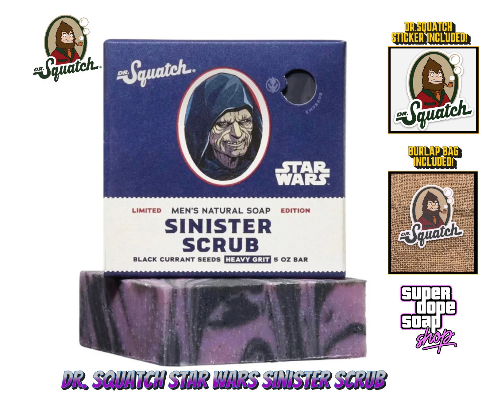 Dr. Squatch x Jurassic Park Limited Edition 2 Bar Soap Bundle BRAND NEW