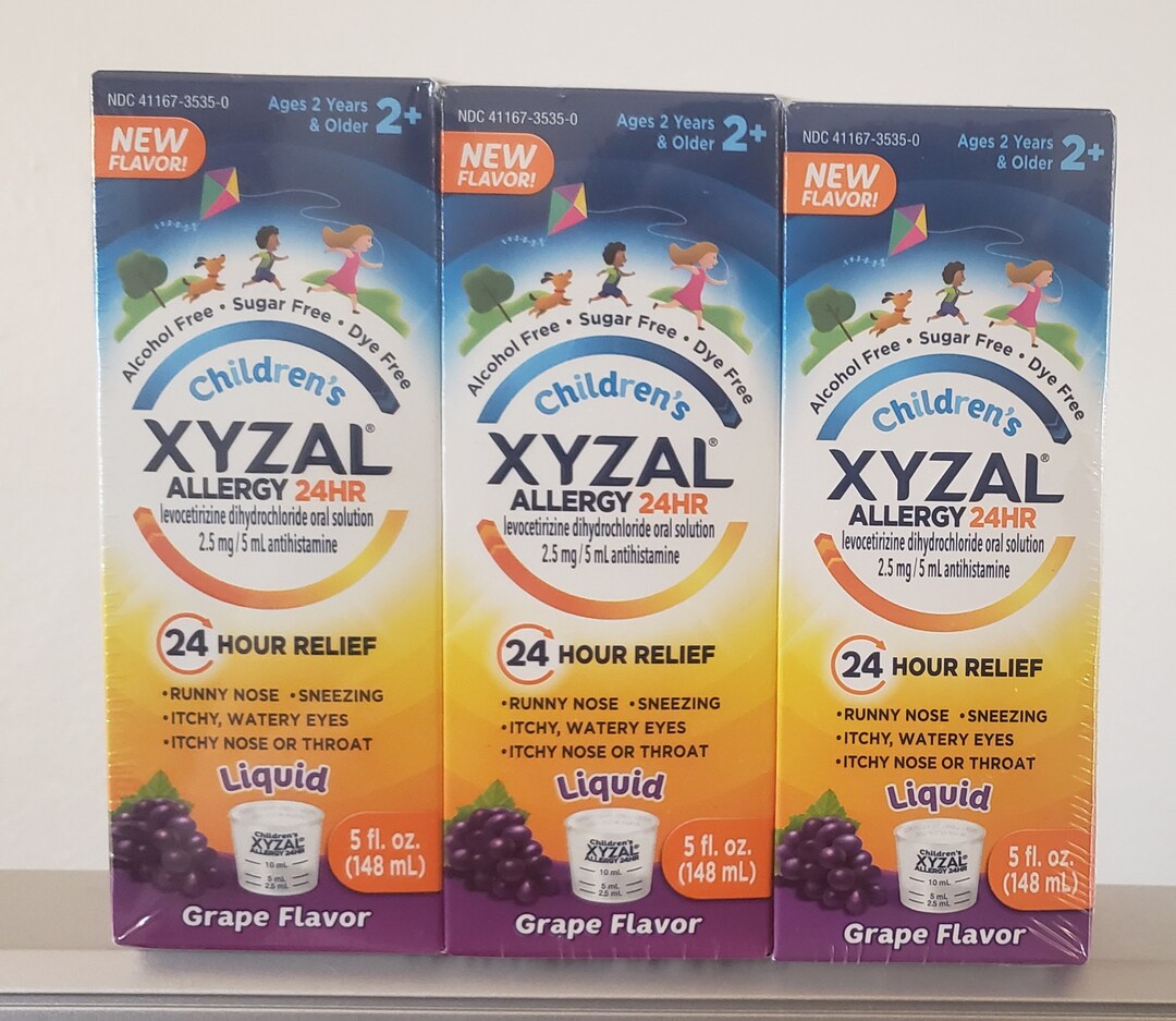 Xyzal Children's Allergy 3 Pack Etsy