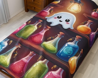 Manta de boticario fantasma: decoración gótica para el hogar
