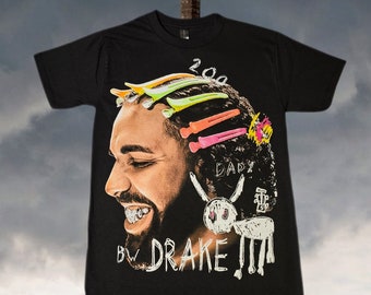 Drake Hip Hop / Rap Artist Camiseta gráfica estilo Bootleg S-XXL