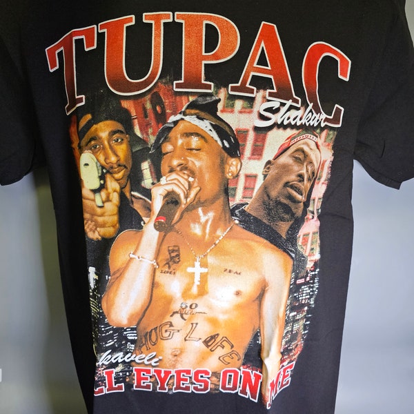 Tupac Shakur All Eyes On Me graphic T-shirt S-XXL