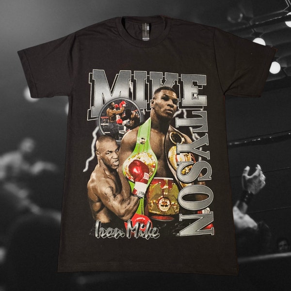 Iron Mike Tyson vintage 90's style graphic T-shirt S-XXL