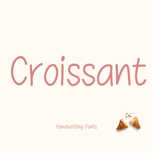 Handwriting fonts ,Neat Handwritten Font ,Cute Handwriting ,Digital Planner Font ,Digital Notes Font,Font for Digital Notes ,croissant font