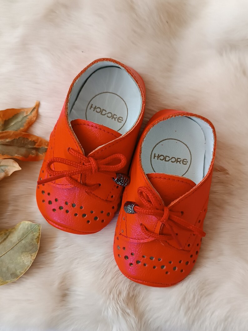 Handcrafted Genuine Leather Baby Shoes Stylish & Comfortable Footwear ...