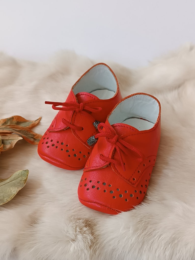 Handcrafted Genuine Leather Baby Shoes Stylish & Comfortable Footwear