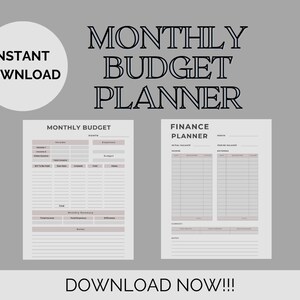 Organize Your Finances with the Essential Monthly Budget Planner and Simplify Your Paycheck Budget with a Tracker for Easy Money Management.