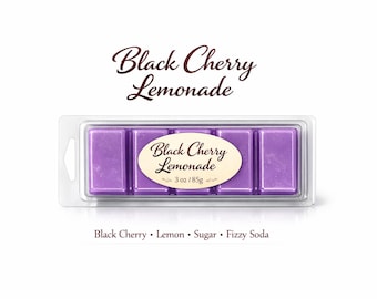 Pastillas de cera aromáticas con aroma a limonada de cereza negra / Hechas a mano en Kentucky