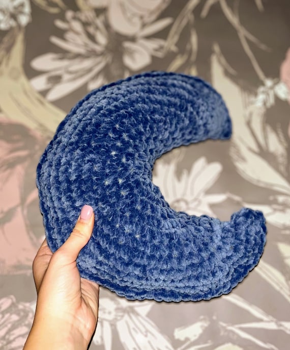 Crochet Crescent Moon Pillow New Zealand