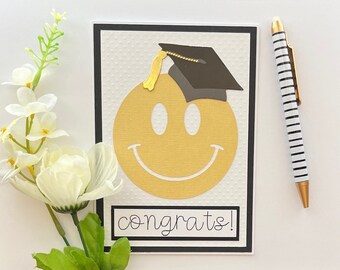 Smiley Face Graduation Card