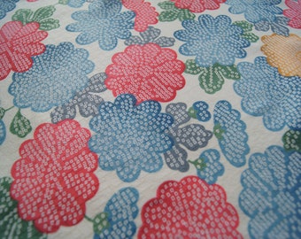 Vintage Japanese Silk Kimono Fabric - Perfect for Quilting, Crafting, Dress Making, LongPanel 67"