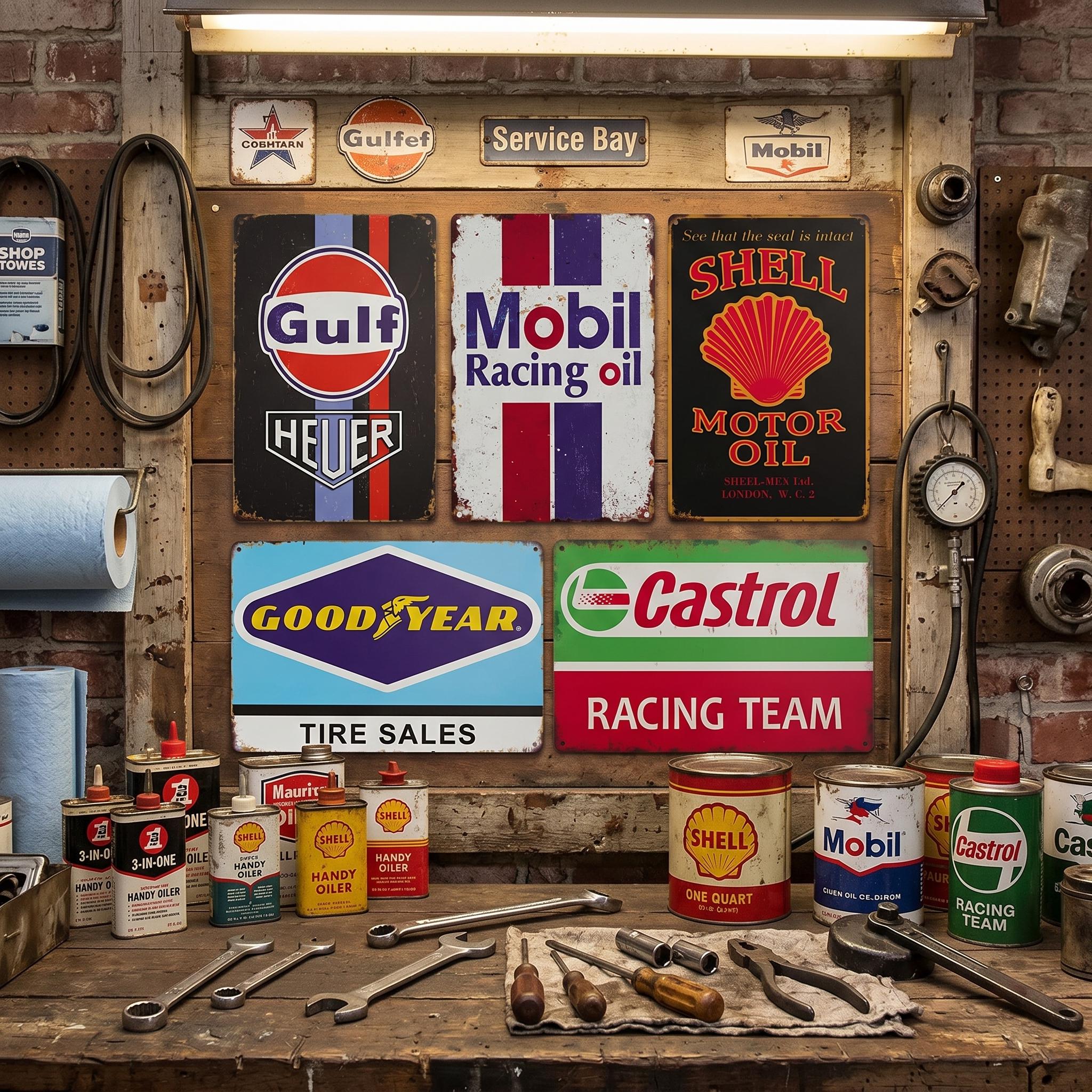 Vintage Mobil Oil Sign - Etsy