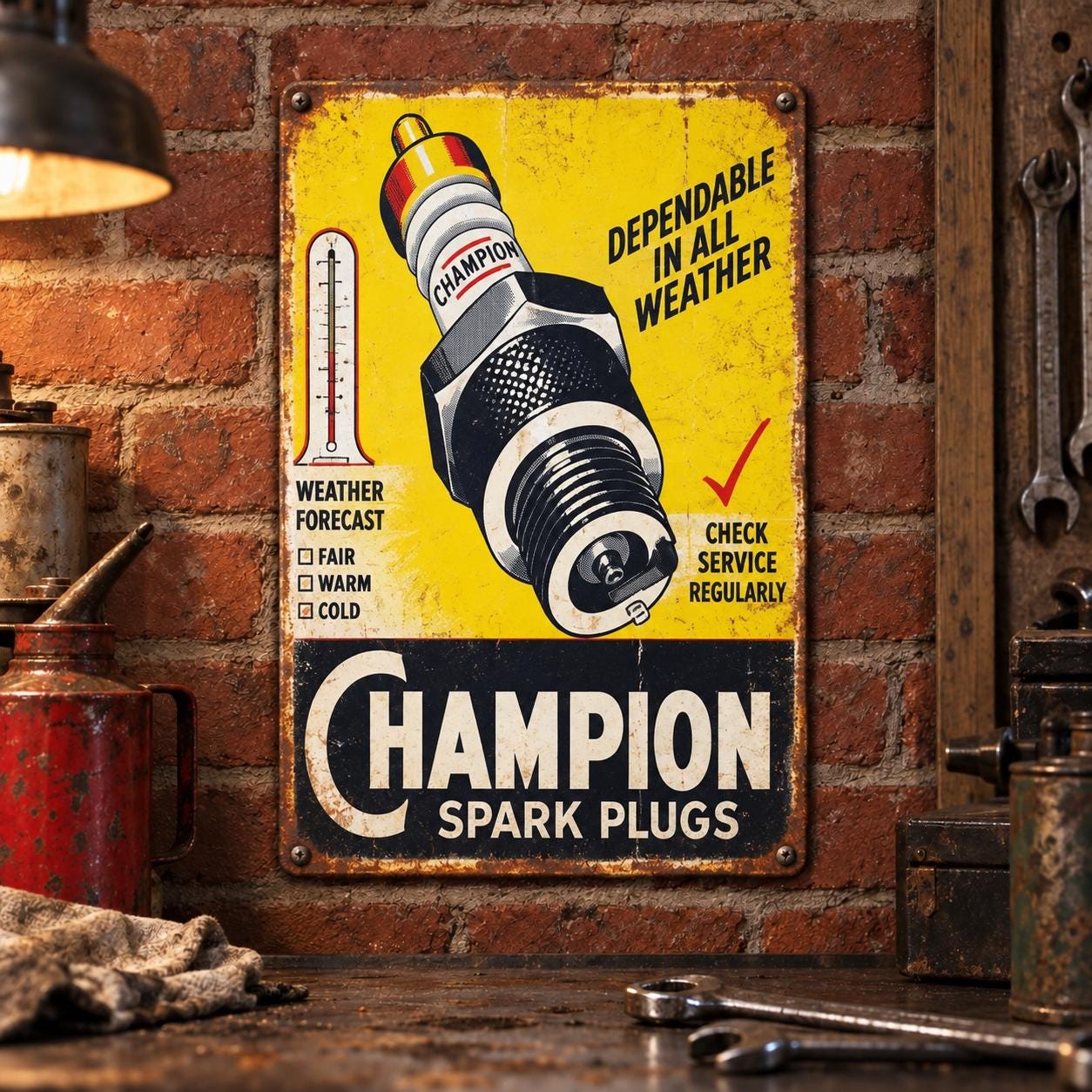 Vintage Champion Spark Plugs - Etsy