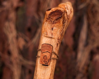 Native American Style Branch Flute - Forest Flute - Key of Bb/A# 440Hz - Oak Branch