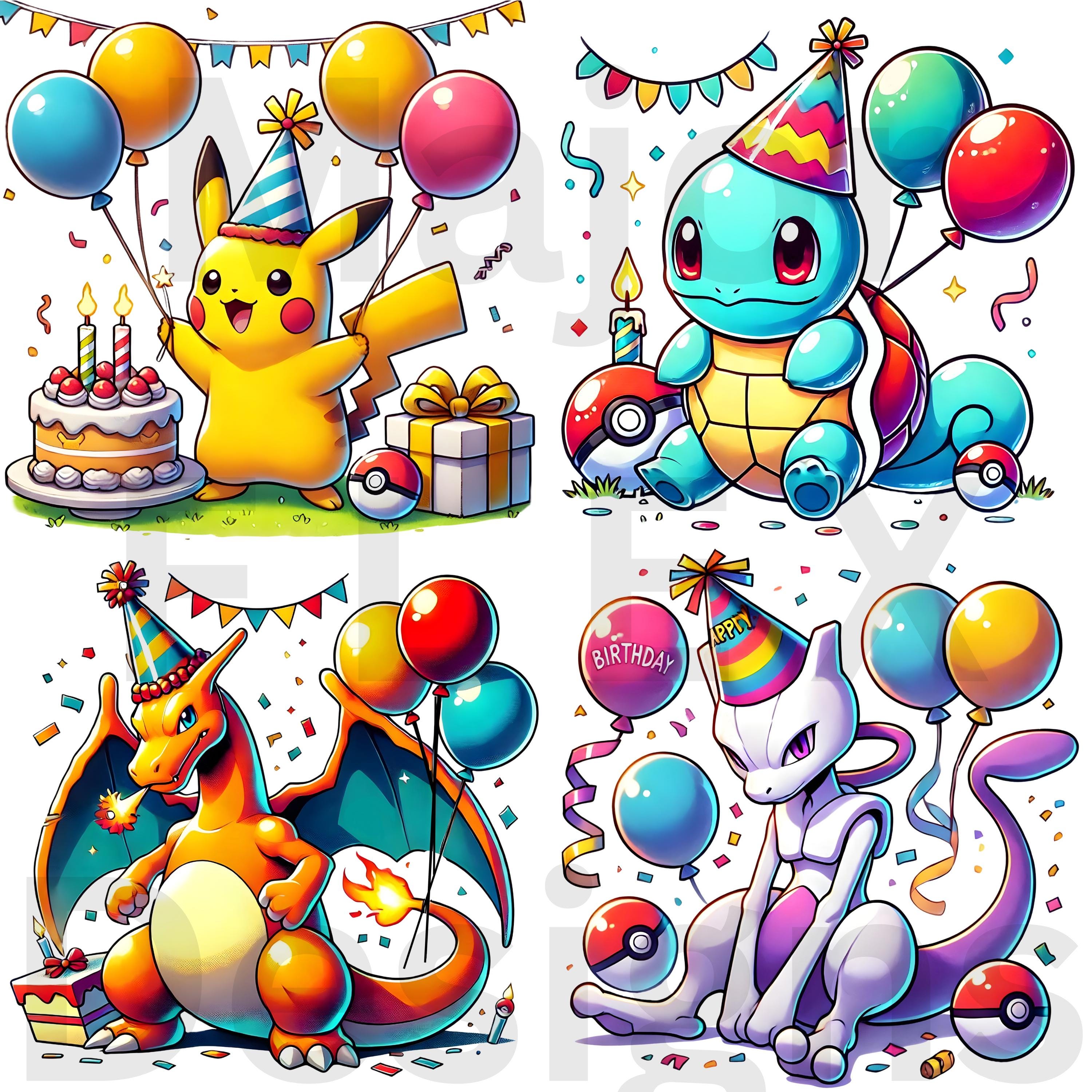 Cumpleaños pikachu - Etsy México, image size:3000x3000