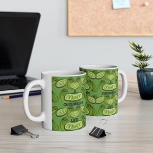 A cucumbers life Ceramic white Mug 11oz
