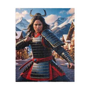 Warrior Themed Puzzle - 110, 252, 520, 1014-Piece Adventure, Gift for Teens, Family Fun, Game Night, Holiday Activity