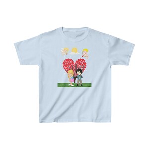 Too shy to talk to each other Kids Heavy Cotton™ Tee
