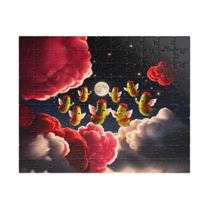 Grillige wolkenpuzzels voor gezinsplezier, unieke thuisactiviteit, perfect cadeau voor kinderen en volwassenen, 110-1014-delige sets, creatieve game-avond
