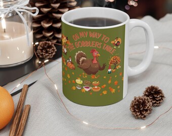 Mok bosdieren herfst | Keramische mok Fall Leaves Pumpkin Spice