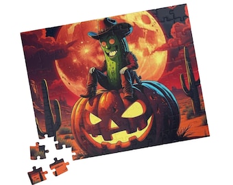 Puzzle di sottaceti di Halloween: attività spettrale autunnale per famiglie