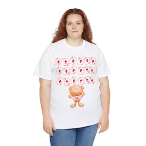 Bonita camiseta unisex con diseño de oso jugando a las cartas, regalo divertido para jugadores, regalo de cumpleaños, ropa informal, camiseta para amantes de los juegos de cartas