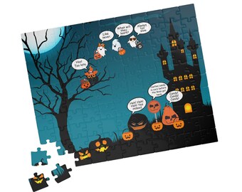 Halloween Puzzle, Gruseliges Familienspiel (110-1014 Teile)