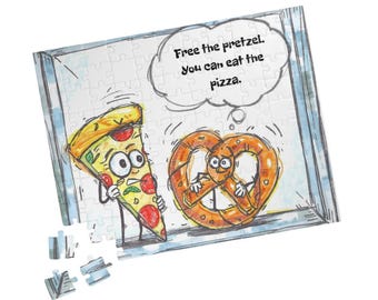 Funny Pizza Pretzel Puzzle: Family Game Night