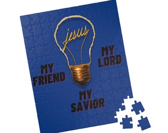 Jesus is my friend, Lord and savior Puzzle (110, 252, 520, 1014-piece)