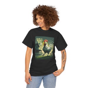 Funny Chicken Graphic Tee, Quirky Farm Shirt, Gift for Chicken Lovers, Halloween Costume Tee, Unisex Humor T-Shirt