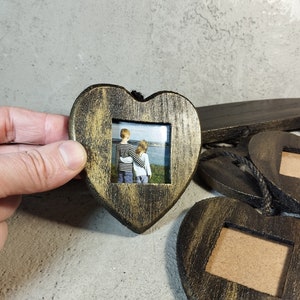 Wall Photo Holder | Natural Wood Photo Frame | Photo Memory Frame Wall Art | Wooden Photo Display | Wall decoration | Wall Art