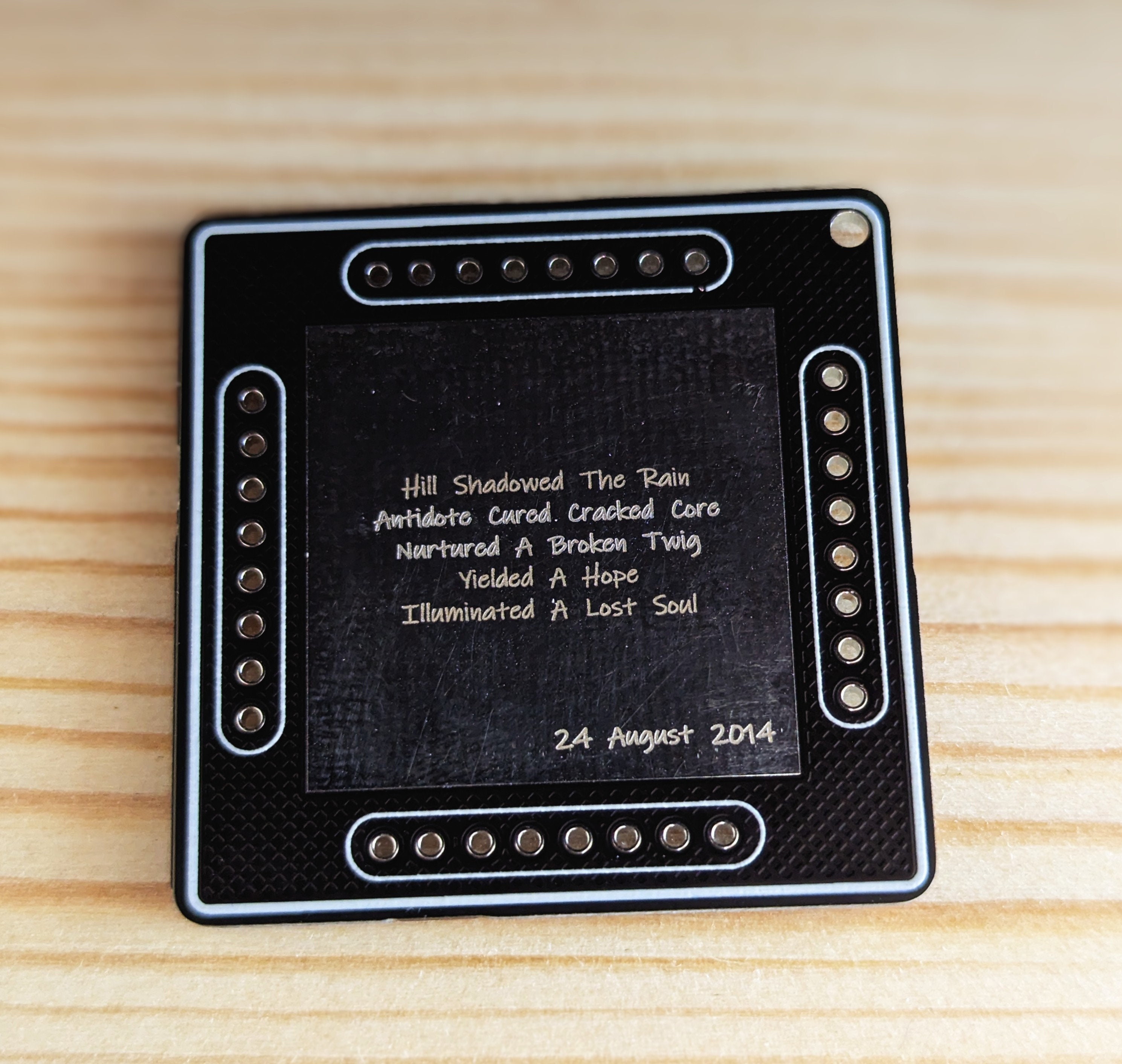 Personalized Engineer Graduation Gift PCB Keychain With Laser Engraving ...