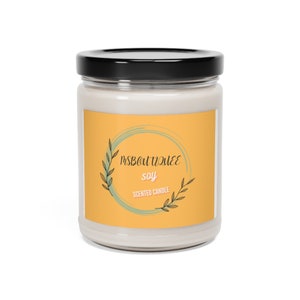 MS Natural Scented Soy Candle, 9oz