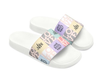 Branded Pastel SHM Women's PU Slide Sandals