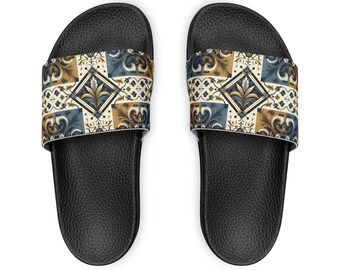 Desert Blue Women's PU Slide Sandals