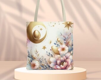 Celestial Easter Bloom Tote Bag