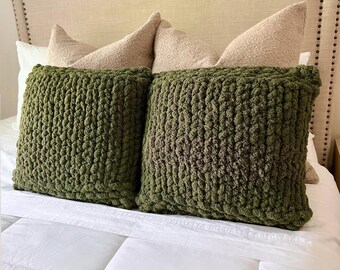 Chunky Knit Pillow