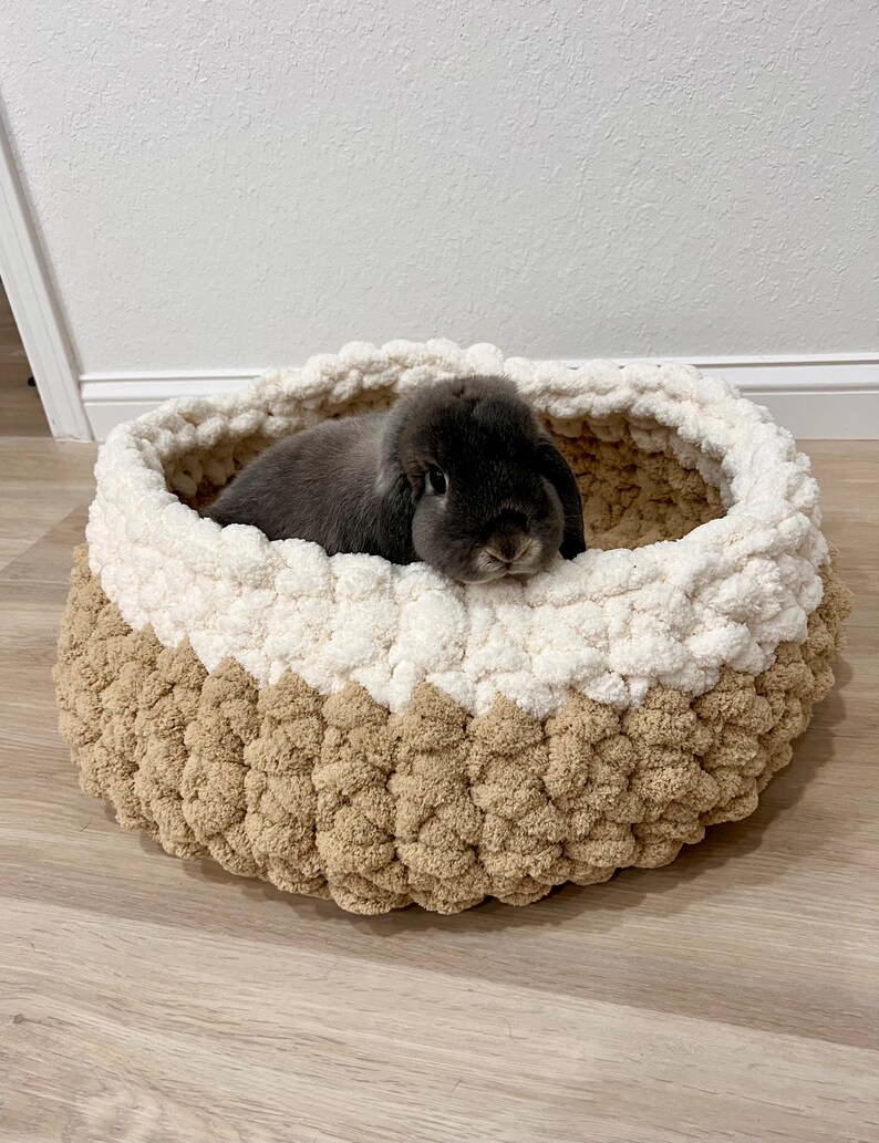 Handmade Chunky Knit Pet Bed Etsy
