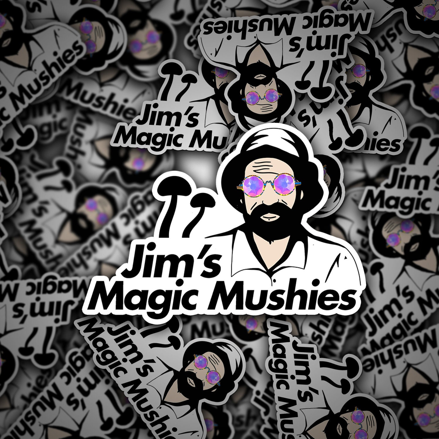 Jims Magic Mushies Vinyl Sticker Aussie Funny Meme Bogan Etsy
