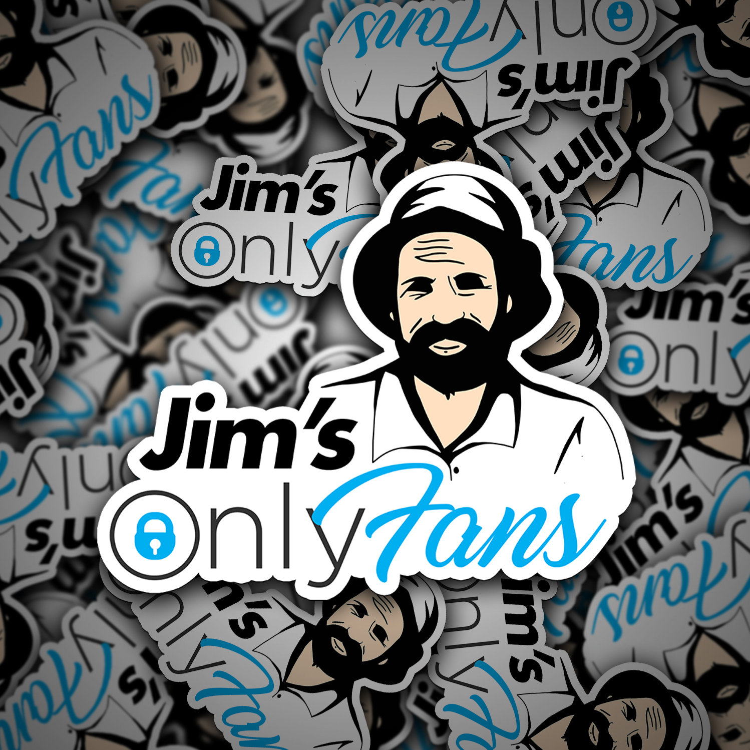 Jims Onlyfans Vinyl Sticker Aussie Funny Meme Bogan Etsy Australia