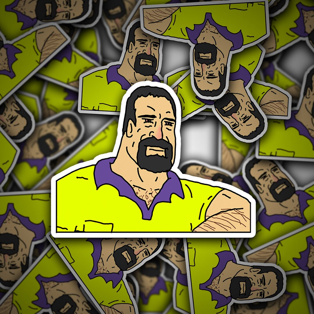 Nollsy Face Vinyl Sticker Australia Funny Meme Bogan Etsy