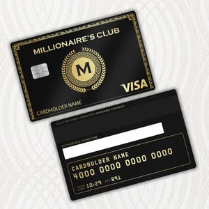 DIY Millionaire's Club Metall Kreditkarte - Wandeln Sie Ihre vorhandene Kreditkarte in Metall um