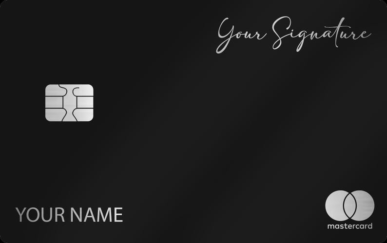 Carte de crédit en métal avec signature personnalisée DIY - Convertissez votre carte de crédit existante en métal image 2