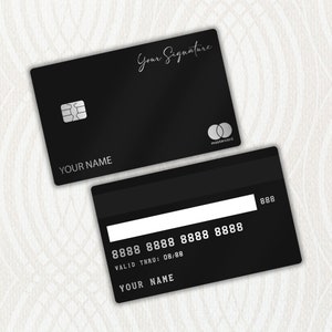 DIY Custom Signature Metal Credit Card - Verwandeln Sie Ihre vorhandene Kreditkarte in Metall