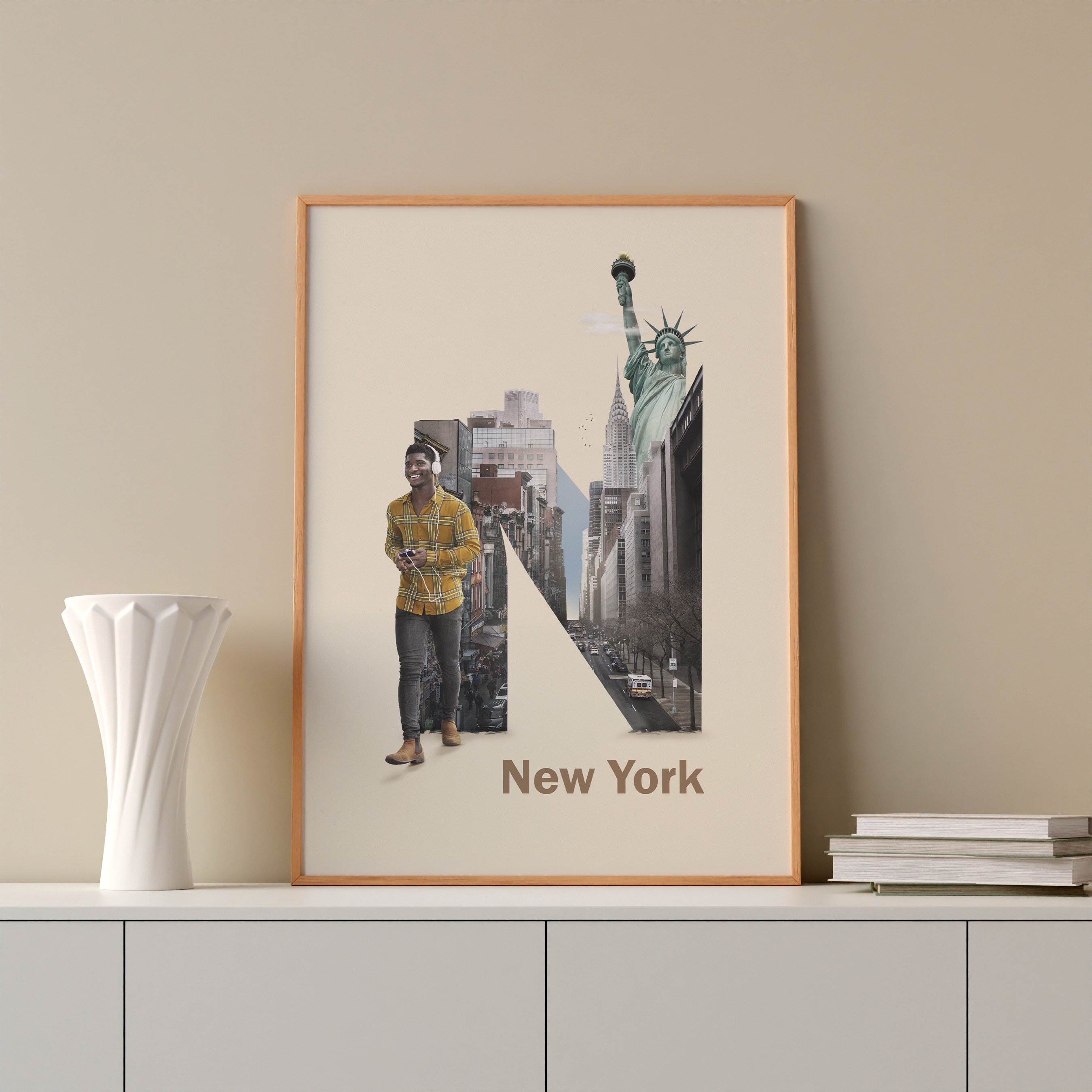 Cityscape Print, New York Poster, Gallery Wall Design, City Photos
