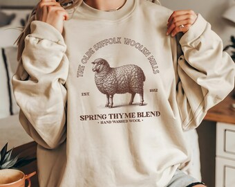 Vintage Woolrich Lamb Sheep Wool Blend Knit Gray Pullover Sweater