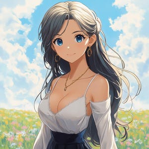 Portrait de personnage d&#39;anime, portrait d&#39;anime personnalisé, dessin d&#39;anime, illustration d&#39;anime personnalisée, art mignon de fille anime, cadeau anime numérique