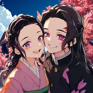 Spersonalizowany rodzinny portret anime ze zdjęć, zlecenie sztuki anime, portret pary anime, rysunek anime, zwierzak w stylu anime, prezenty anime