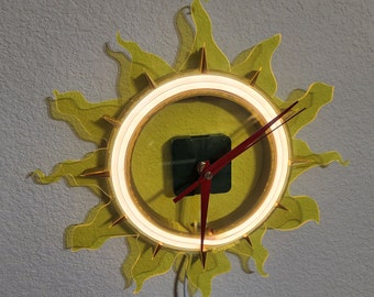 The Sun - LED Neon Clock